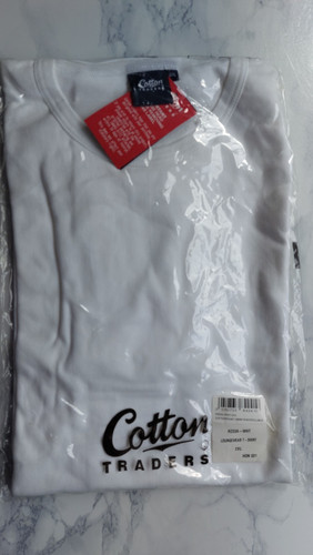 Ladies white cotton traders - ladies,