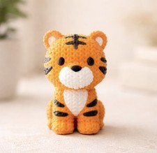 Tiger Knitted-Style Ornament |