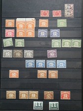 GB POSTAGE DUES COLLECTION ON 12 PAGES M/MINT AND USED. NICE LOT 
