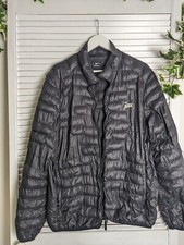 Patta Jacket Black Size Large  Short Mens Padded Lightweight - FLAWS