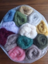 SALE Needle Wet Felting Stuffing Wool Carded Lambs Wool  ,200gr