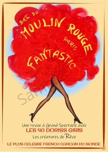 Vintage poster retro french - poster,