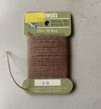 Vintage Chadwick’s Mending Yarn No 79 Pinky Brown Nylon Wool