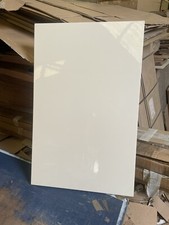 450mm Cream Gloss Slab Kitchen