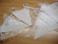 10 metres White Lace &  Fabric