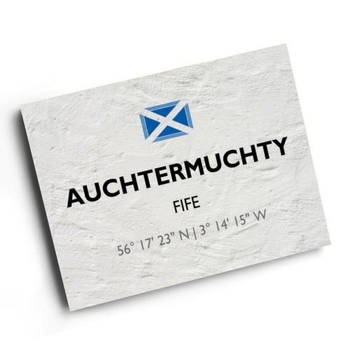 Print auchtermuchty - a4,