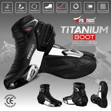 Men Motorcycle Leather Boot
