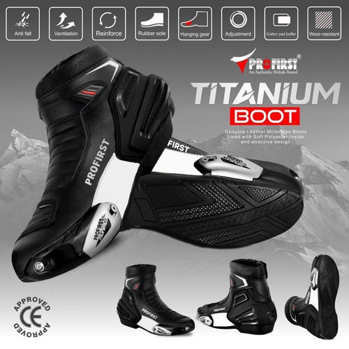 Men motorcycle leather boot - motorcycle,
