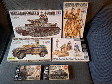 Tamiya 1/35 Afrika Korps Bundle. Sd.Kfz.223,Panzer IV+Decals + Figures & Paints.