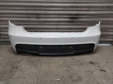 07-11 BMW 1 SERIES E81 E87 M SPORT 5 DOOR 116I REAR BUMPER WHITE ALPINWEISS 3