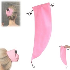 Waterproof Hair Sleeve, Crown Washing Shower Cap Ponytail For Long Hair