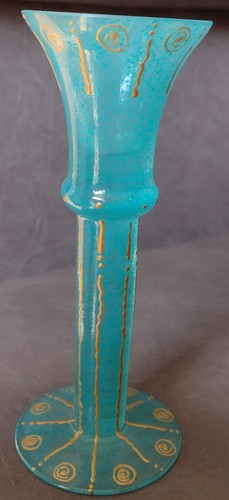Glass candle stick 18cm - stick, x