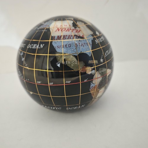 Inlaid world globe desktop - world,