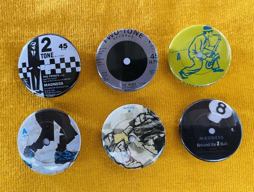 Madness 25mm pin badge set - 25mm, 6x