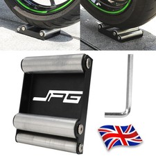 Motorcycle Wheel Roller Stand for up 880 Lbs Tyre Cleaning and Chain Lubrication