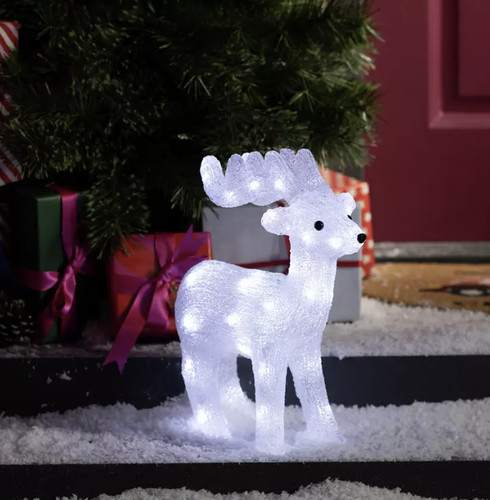 Acrylic reindeer christmas - acrylic,