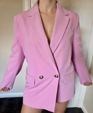 Bershka Pink Blazer Jacket