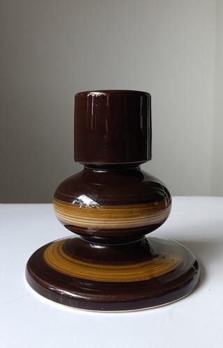 Jersey pottery candle holder - holder, |