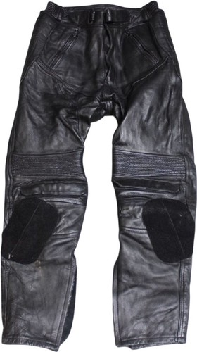 Black leather motorcycle - black,