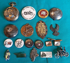 VINTAGE MOTORCYCLING BADGES AND EMBLEMS BSA, HONDA etc etc