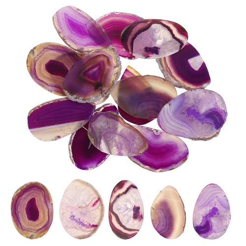 Agate light table slices - slices,