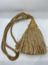 Large Rustic Jute Curtain Tie