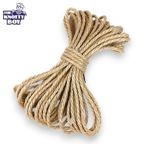 20mm natural jute hessian rope - 20mm,