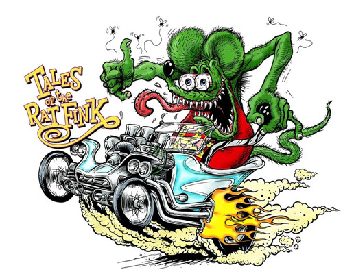 D45 rat fink hot rod - hot,