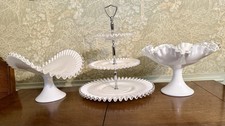 Vintage Fenton Milk Glass