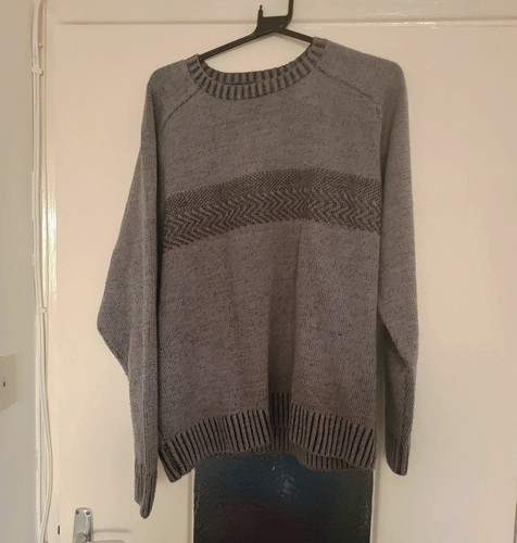 Mens grey knitted james