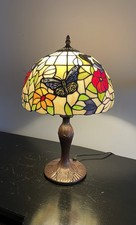 Tiffany Style Table Lamp Butterfly Design
