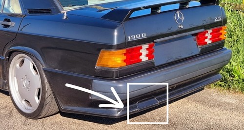 Mercedes 190e amg rear bumper - mercedes,