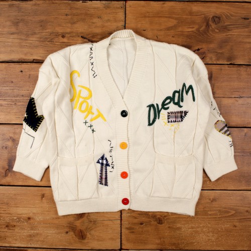 Vintage cardigan 90s - cardigan, l