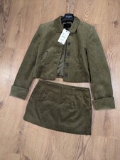 Zara Short Corduroy Jacket And