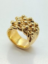 9ct Yellow Solid Gold 4 Row