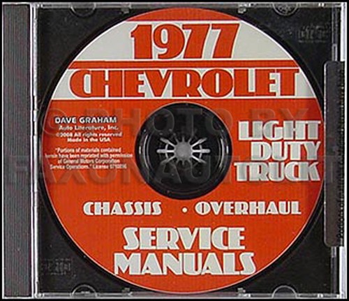 1977 chevy truck shop manual - chevy,