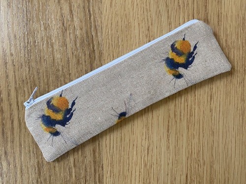 Handmade skinny pencil case - skinny,