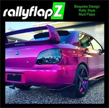 rallyflapZ | Mud Flaps & Fixings FITS: Subaru Impreza WRX|STI 01-07 Black *4mm-S
