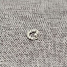 4pcs of 925 Sterling Silver Lock Jump Rings Gold Plated Open to Closed Clasp UK