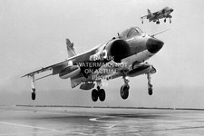 HAWKER HARRIER MILITARY JET PHOTO QUALITY PRINT AVIATION AIRPLANE AEROPLANE RAF