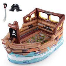 COSTWAY Inflatable Pirate Ship