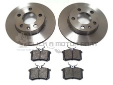 SEAT IBIZA 2003-2009 1.8 & 1.9 TDi CUPRA REAR 2 BRAKE DISCS AND PADS SET NEW