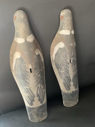 Vintage aluminium pigeon - aluminium,
