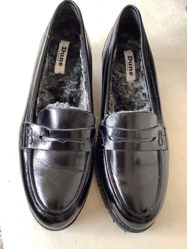 Dune black loafers - dune,