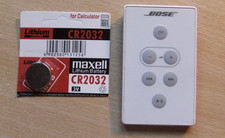 Genuine Bose White SoundDock Series 1 Remote Control and New Battery Excellent 