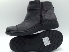 Clarks Black Leather Ankle