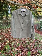 Ladies Zara Green Cord Shacket, Size small