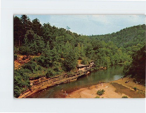 Postcard old swimming hole - swimming,