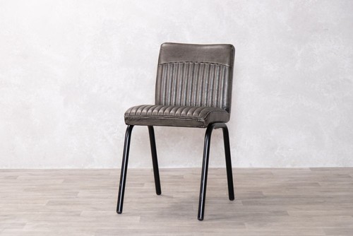 Industrial style ribbed dining - industrial,