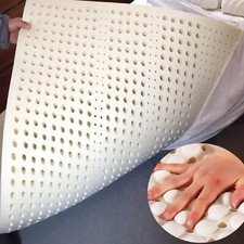 Natural Latex Soft Comfortable Mattress Topper Healthy Sleep  ALL Sizes NEW